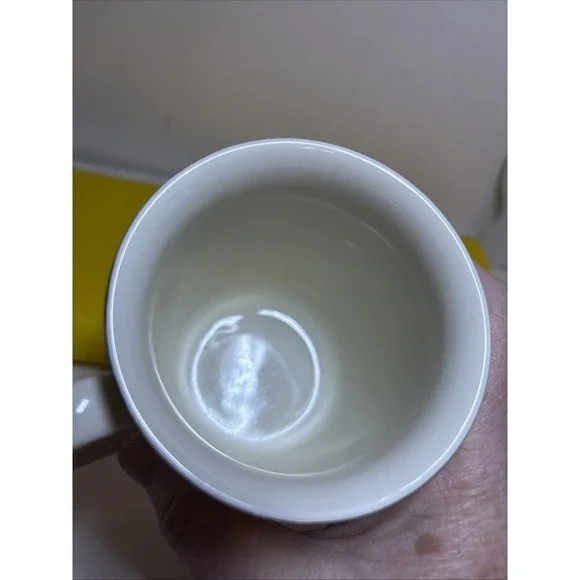 VTG OTAGIRI GOLDEN POPPY Mug Cup WHITE GOLD PORCELAIN JAPAN - Picture 7 of 10